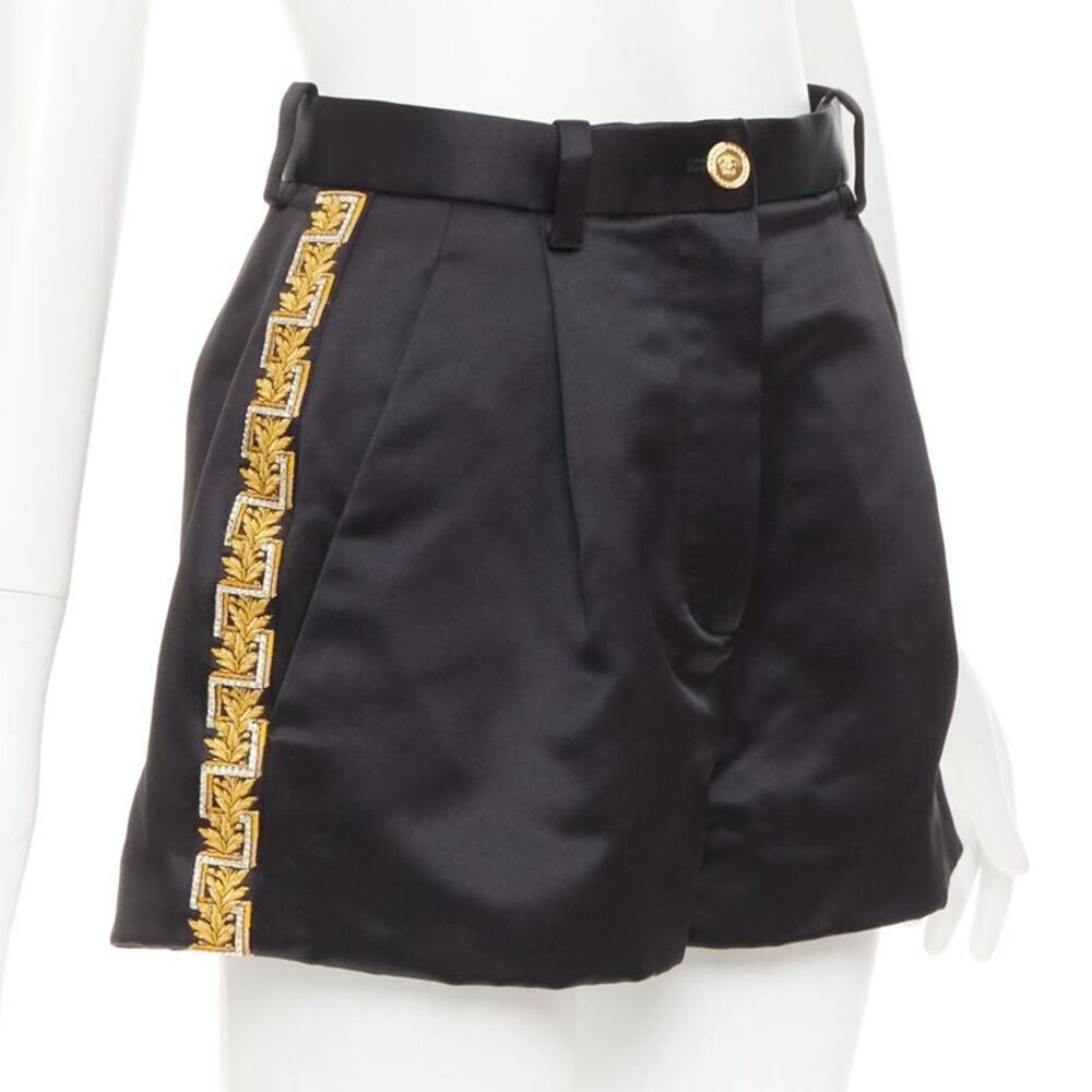 Versace Greca Crystal Shorts